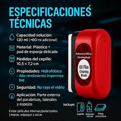 Limpiador Anti Empañante Para Vidrios Y Espejos