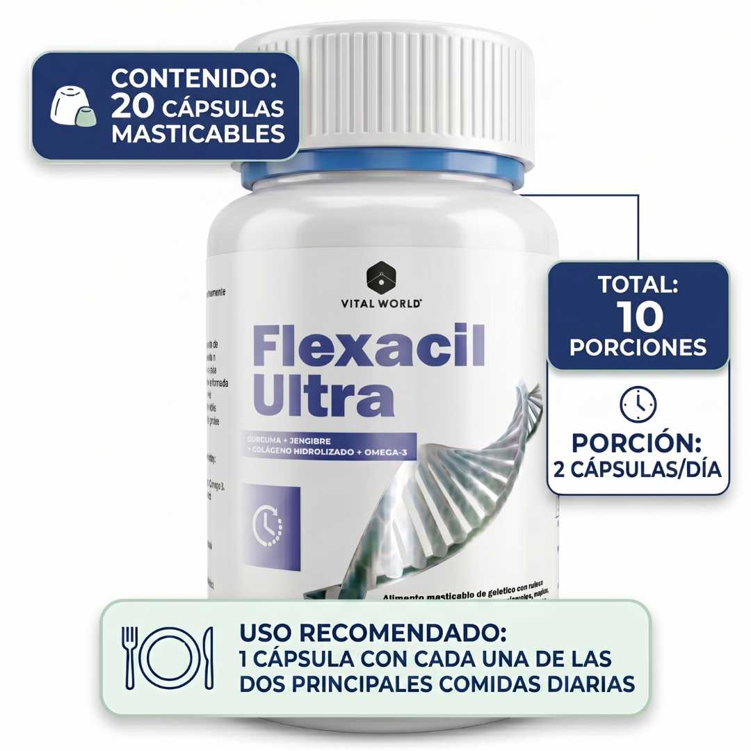 flexacil ultra 20 caps salud articular