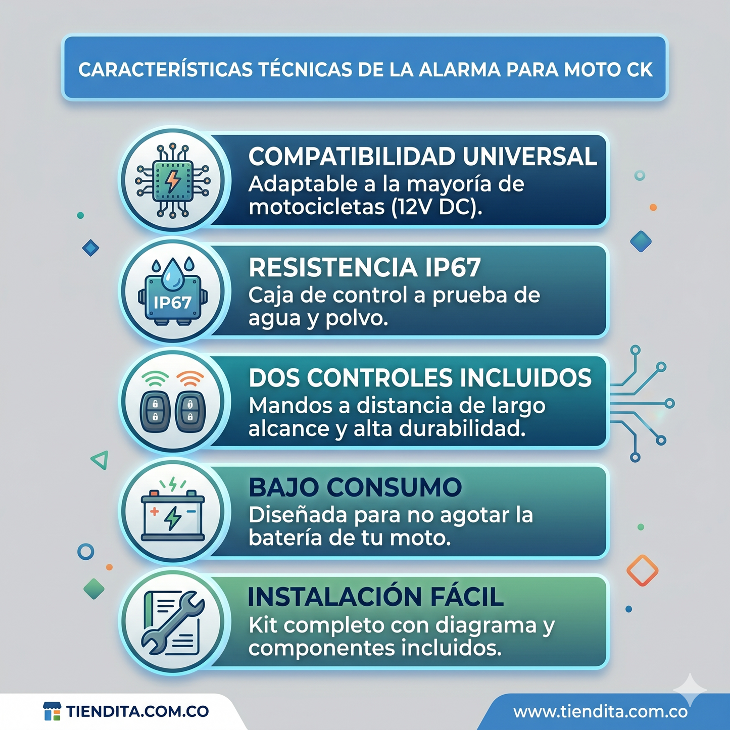 🚨 MOTO ANTI-ROBO CK™ 2 CONTROLES