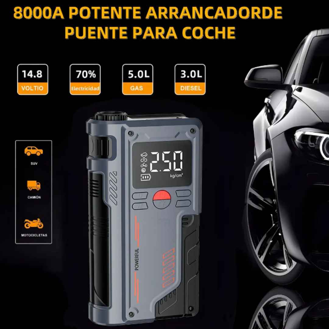 ⚡ T700 PowerStart 4en1 - Nunca más quedas varado ⚡