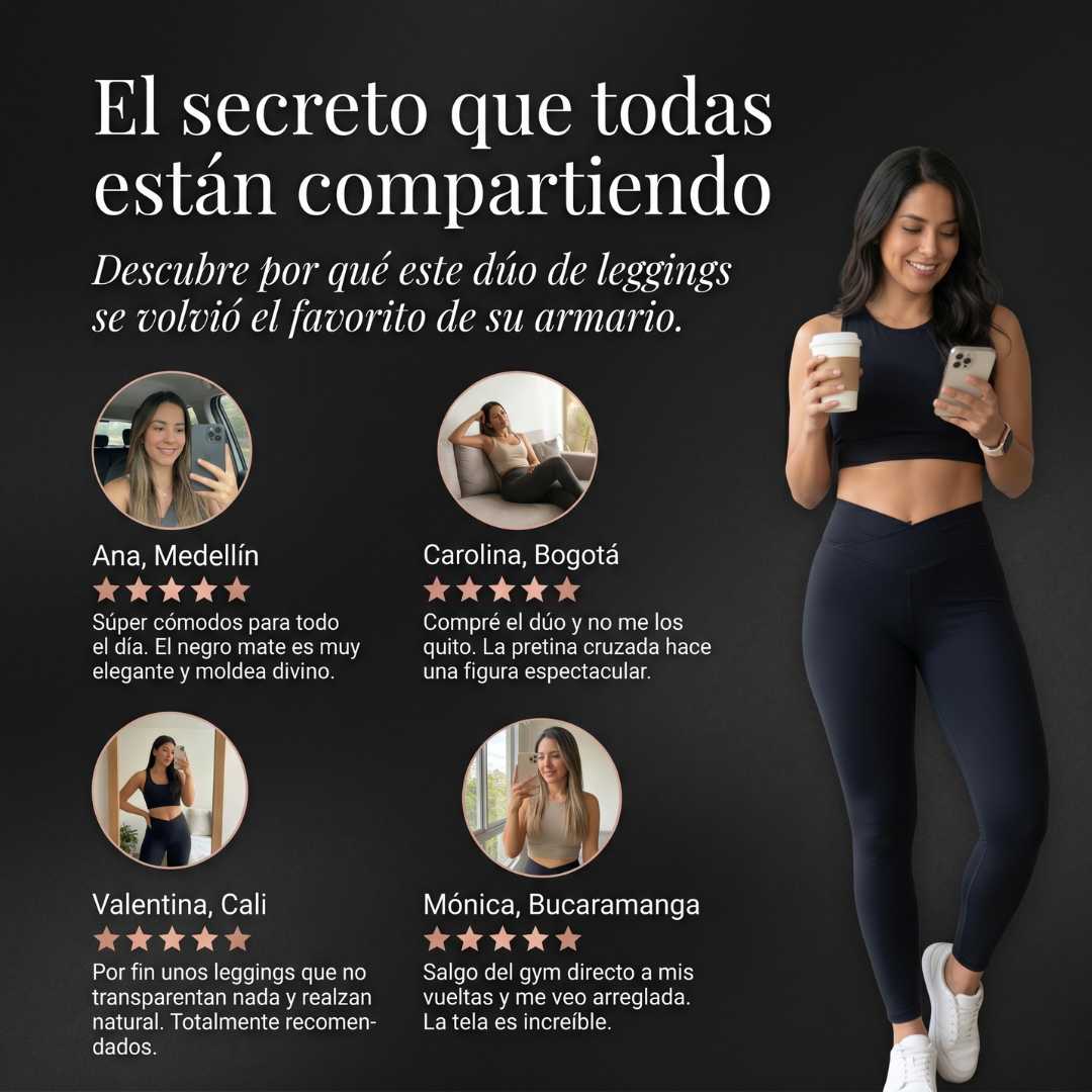 Leggings Push Up — Tu Closet Completo, Tú Eliges los Colores 💃