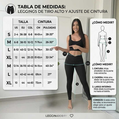 Leggings Push Up — Tu Closet Completo, Tú Eliges los Colores 💃