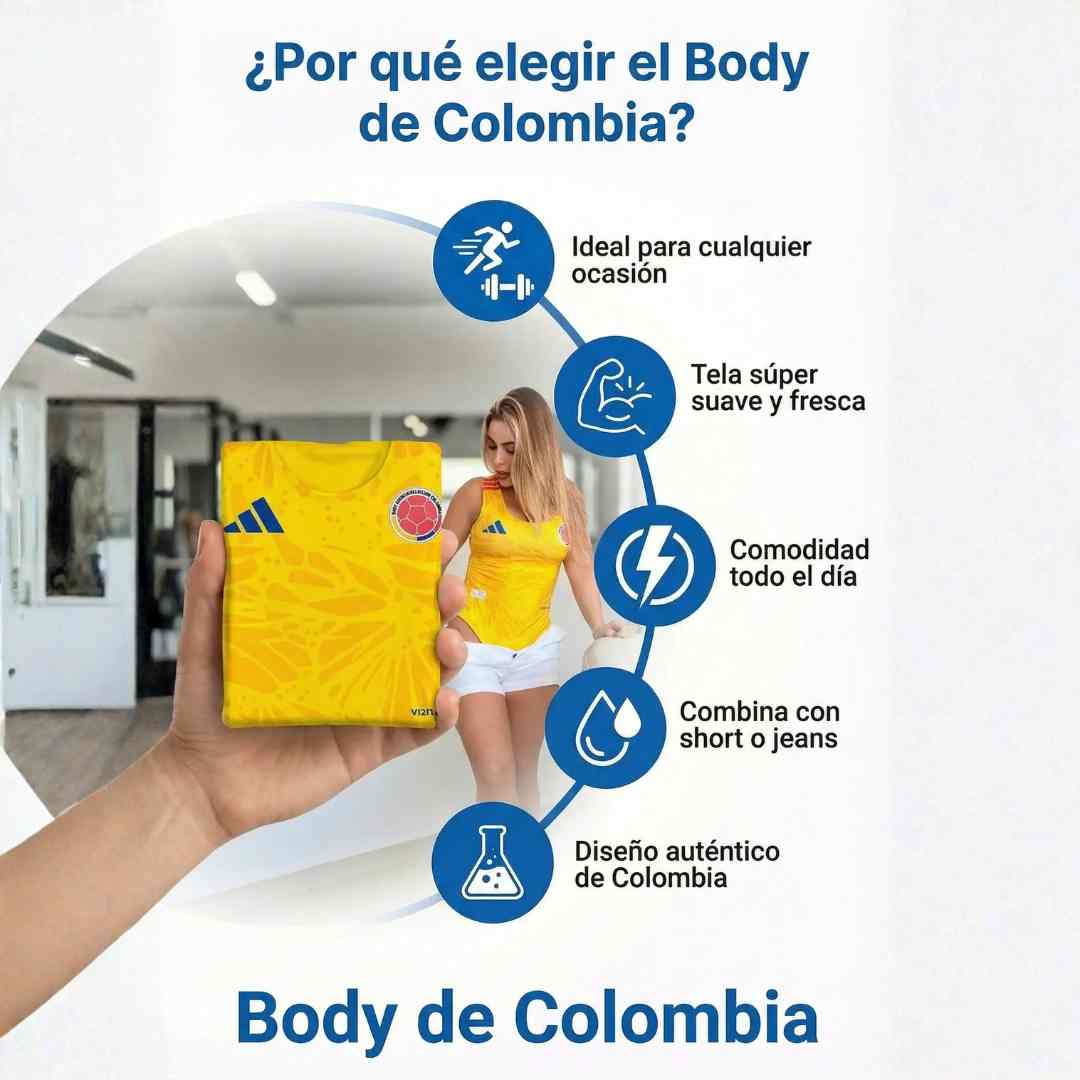 Body Tricolor – Apoya Colombia con Estilo✨