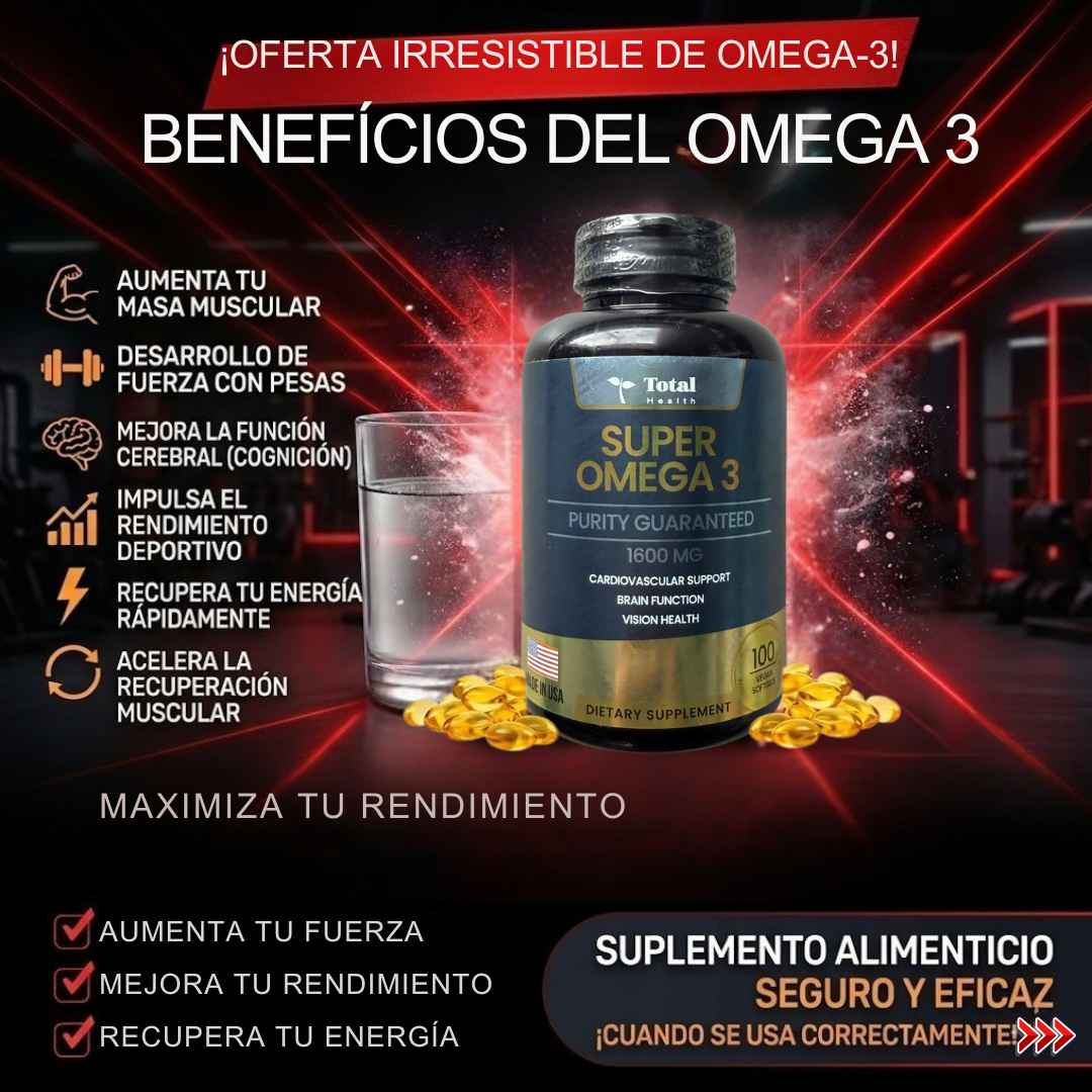 Super Omega 3 Total Health — Salud completa desde adentro 🐟