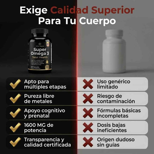Super Omega 3 Total Health — Salud completa desde adentro 🐟