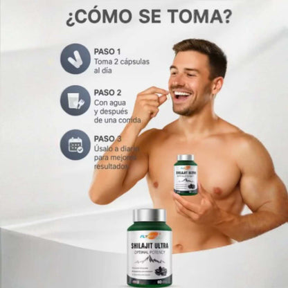 Shilajit Ultra Original™ x60 cápsulas – Energía y Vitalidad Diaria 🔥