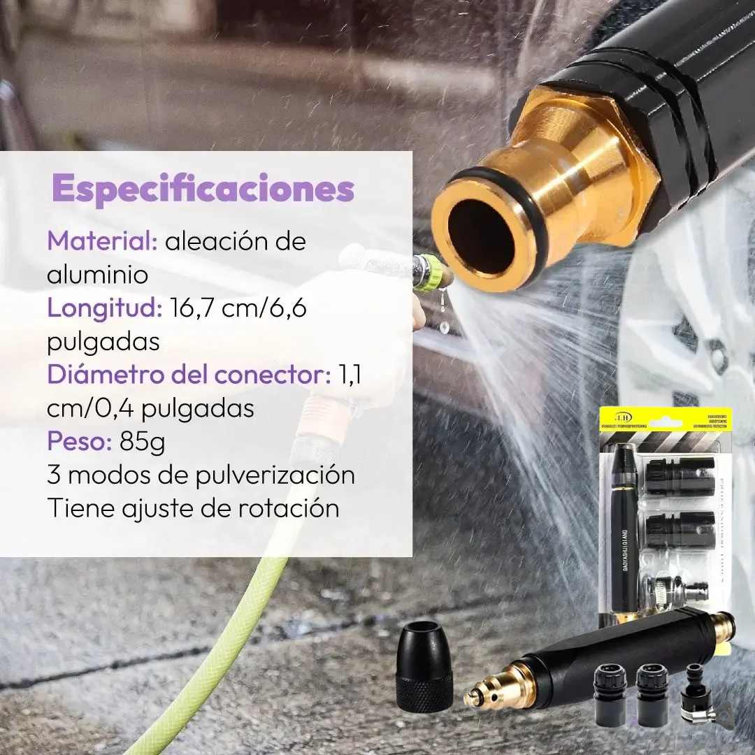 Boquilla De Pulverizacion Adaptable – Dile adiós al lavadero para siempre 🚿