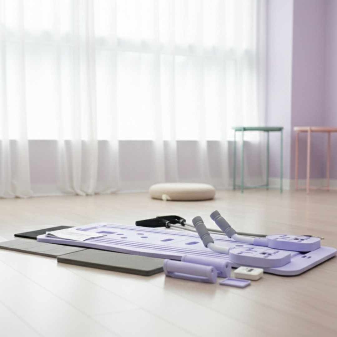 Tabla Pilates Pro™ con Bandas – Gym Completo en Casa 💜