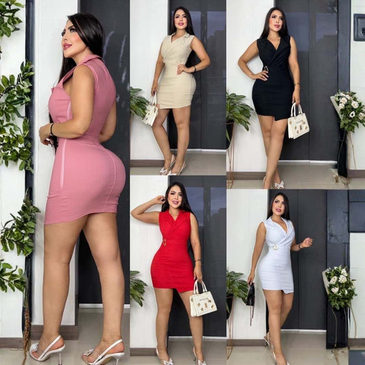 Vestido Chic Ebilla Rosé 👗