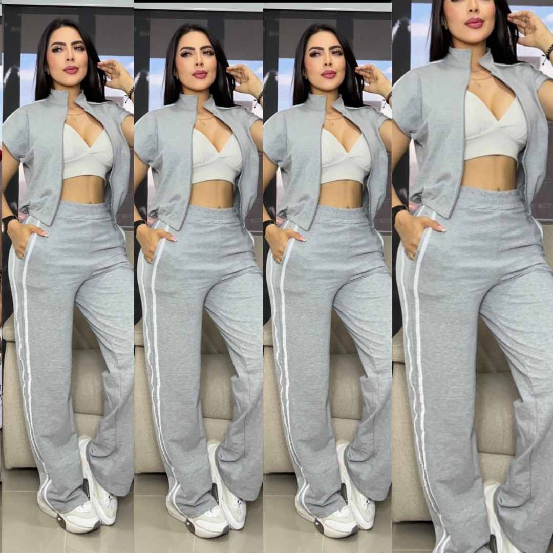 Conjunto Pantalón + Chaleco Burda Licrada👗