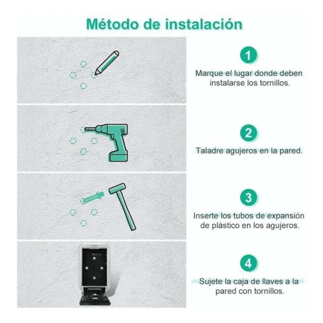 Caja Fuerte de Pared – Tu Llave Siempre Segura 🔐