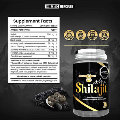 Shilajit + Rhino + Choco + Vi King – Energía, Potencia y Sabor en Cada Goma 💪🔥💪