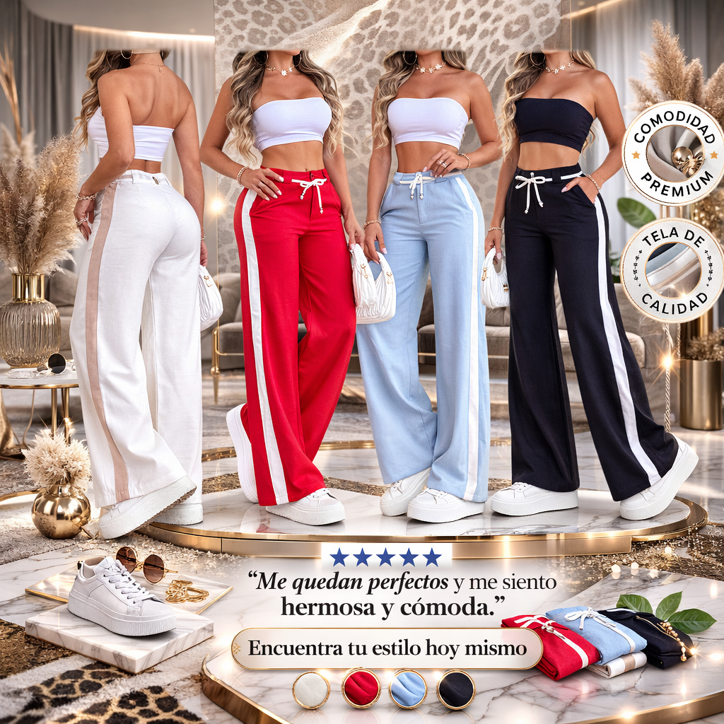 Pantalón con Franja Chic™ – Tu mejor versión cada día 👗