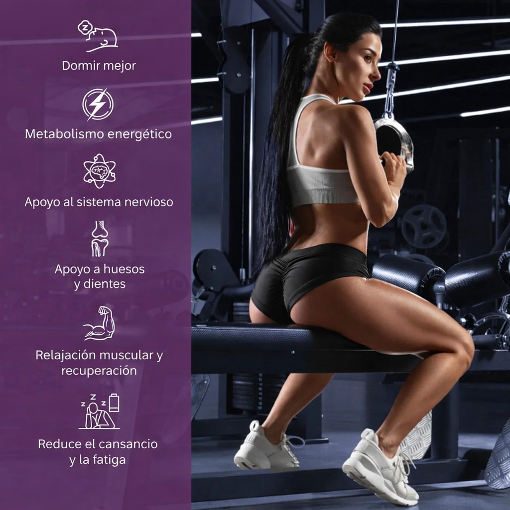 Magnesium 12-in-1 Complex 700mg – Bienestar Total en 120 Cápsulas ⚡