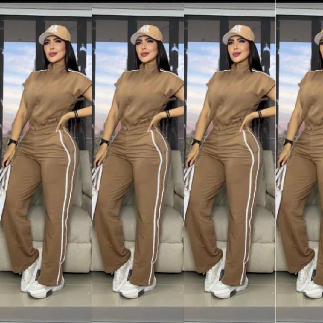 Conjunto Pantalón + Chaleco Burda Licrada👗