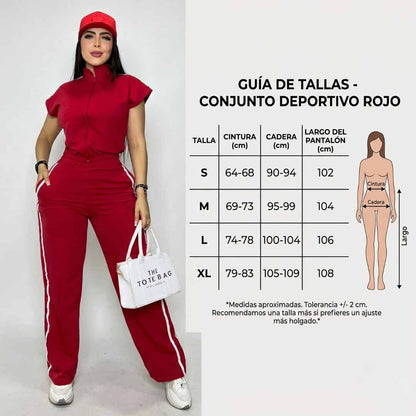 Conjunto Pantalón + Chaleco Burda Licrada👗