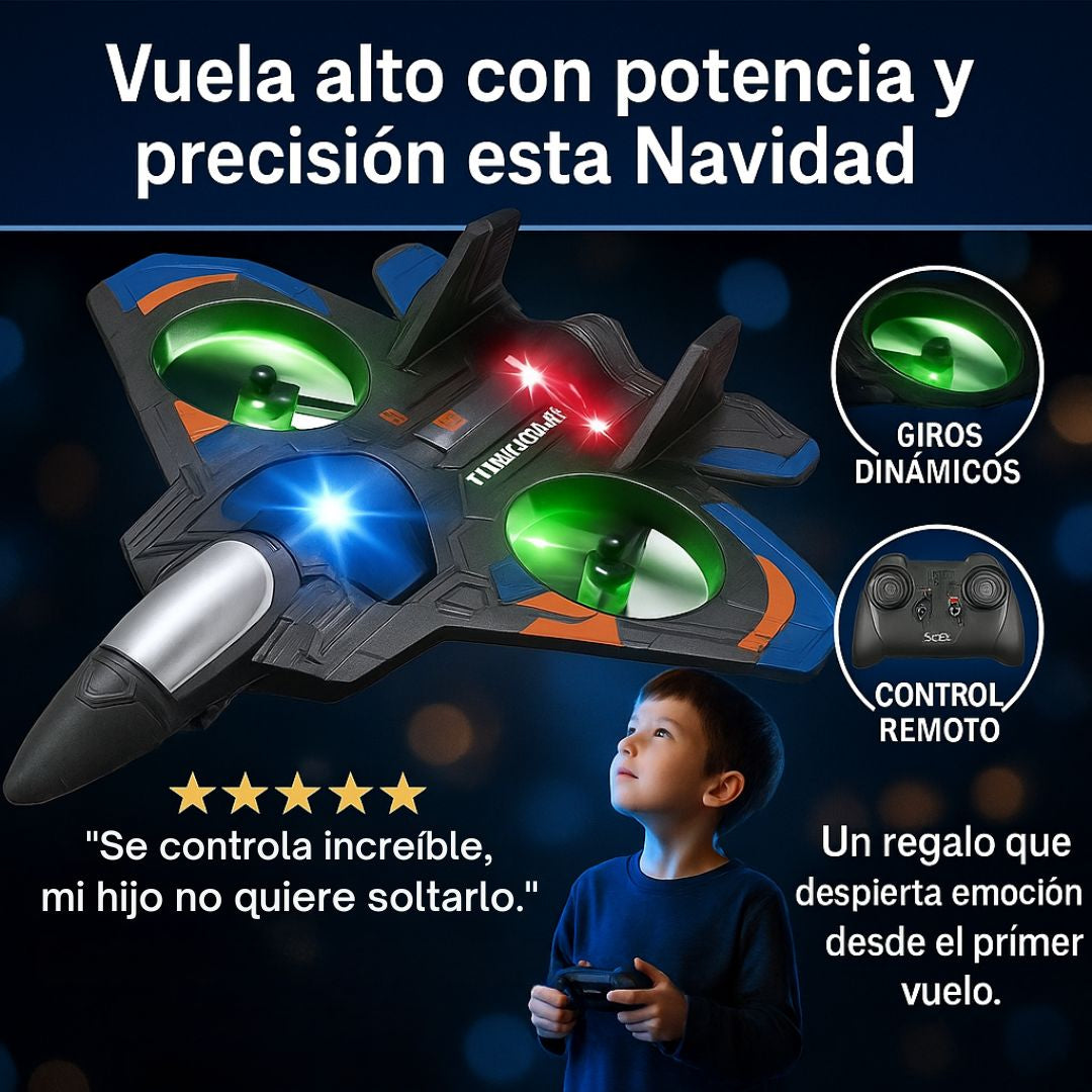 El Drone de Combate Más Divertido para Tus Hijos – Vuelo 360° y Batallas Aéreas🛸
